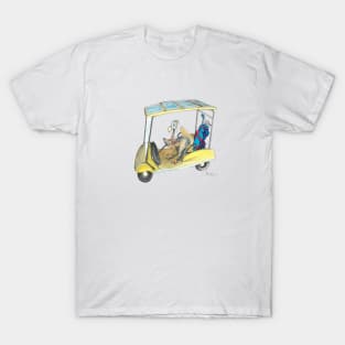 Dodo in his Golf Cart T-Shirt